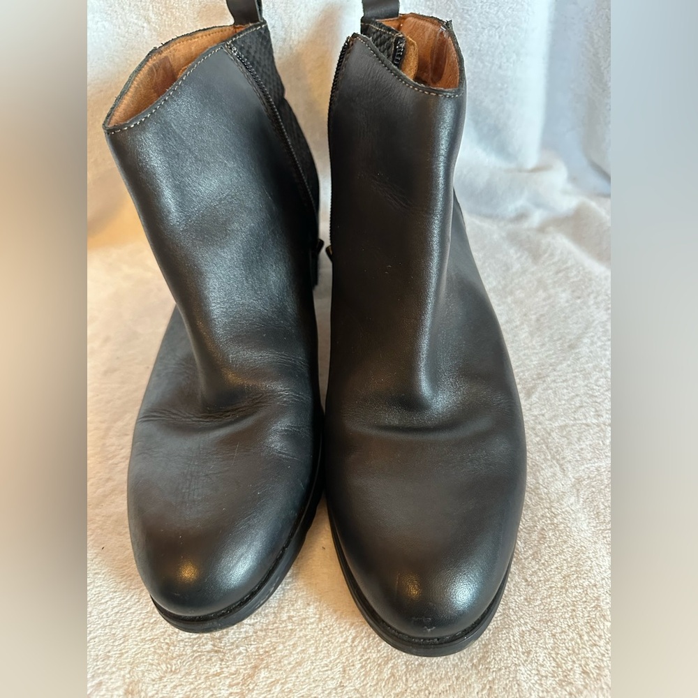 PIKOLINOS Black Ankle Boots with Chunky Heel - Picture 2 of 7